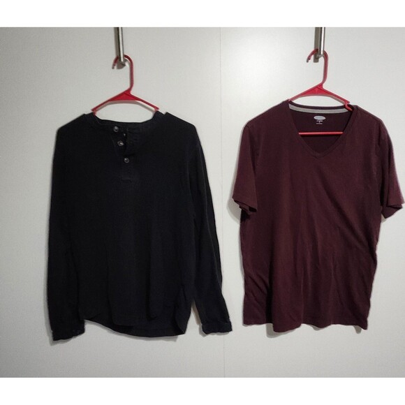 Lot of 8 Old Navy Women Shirts Med & Large Logo, Lux, Long Sleeve, Short Sleeve - Picture 14 of 16